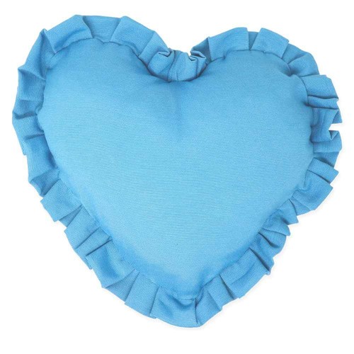 Cuscino cuore con volant - cuscino,
