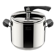 Lagostina Pentola pressione Inox (7Lt) con cestello LAGOFUSION CLASSICA Cromo