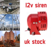 12 V Air Raid Sirena Moto Barca Camion Motore Corno Allarme Corno Stock UK 🙂