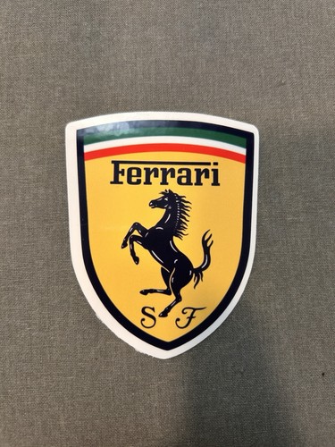 Ferrari handmade sticker - sticker, 4"