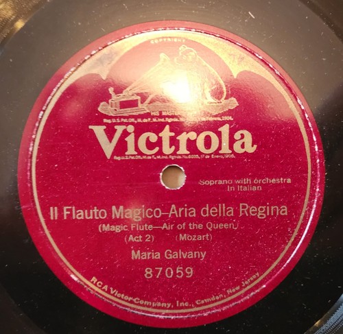 Maria galvany 78 rpm - galvany, –