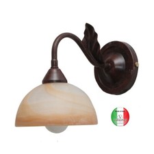 Applique a parete in Ferro Battuto arte povera shabby Rudy Made in Italy