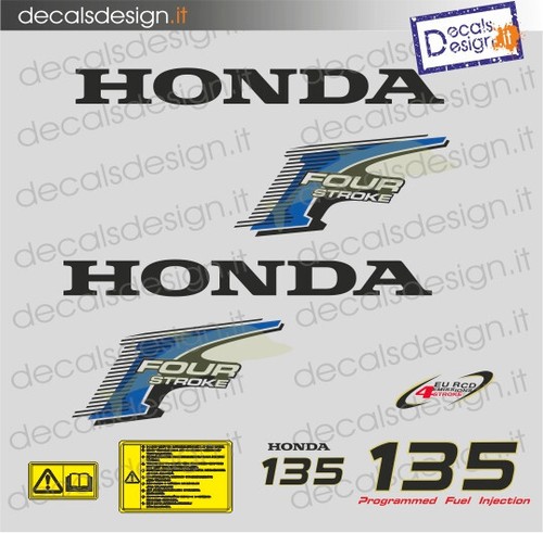 Adesivi motore marino honda - motore,