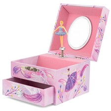 CARILLON MUSICALE CON BALLERINA COFANETTO MUSIC BOX A CARICA 9547