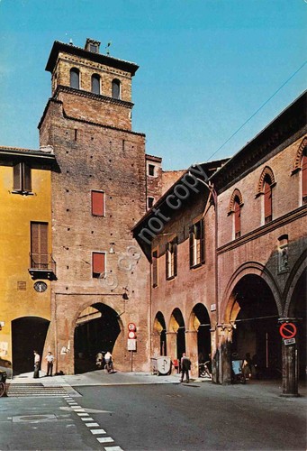 Cartolina bologna torresotto - bologna,