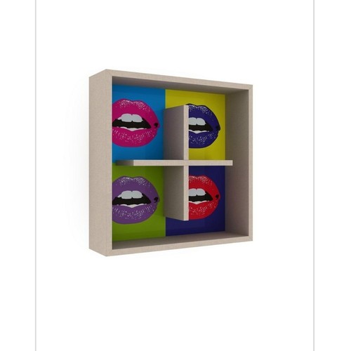 Effezeta libreria pensile kiss - pensile,