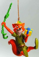 Decorazione natalizia Disney ROBIN HOOD in scatola magia natalizia di GROLIER VINTAGE