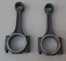 2-BIELLE MOTORE FIAT 500 F-L-R-D-126-110 F -PANDA 650 CC-USATO-MANCANO 2 DADI