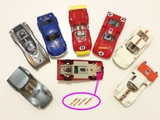 PISTA POLISTIL POLICAR 1:32  2 COPPIE CONTATTI STRISCIANTI "SPAZZOLE"