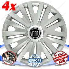 SET 4 BORCHIE RUOTA COPRI CERCHI CALOTTE 16 ROYAL SILVER PER FIAT SCUDO