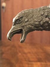 Bronzo, Bronze, Eagle , Acquila, Aguia. Scultura , Su Base Di Marmo
