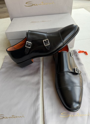 Scarpe santoni doppia - doppia, fibbia