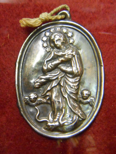 Antica medaglia votiva maria - votiva,
