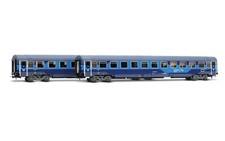 Rivarossi HR4408 Coppia Carrozze Uic-z1 Intercity Notte FS Scala H0
