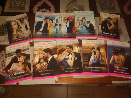 Lotto libri harmony - 10,