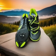 Scarpe Spin Donna Taglia 39 Tacchetto Bici Vestibilità Comode Nuove Bici Ciclo Nero