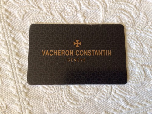 Card garanzia vacheron - card,
