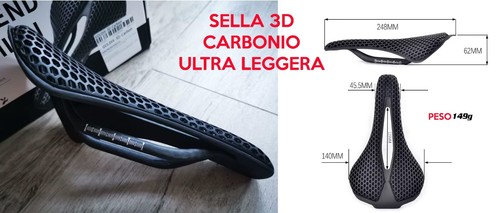 Sella bici stampata in - sella, 3d