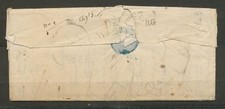 1829 Lettre Rarissime marque