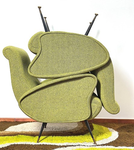 Coppia poltrone vintage - coppia, di