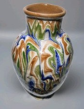 Vaso fiori con slipware - di,