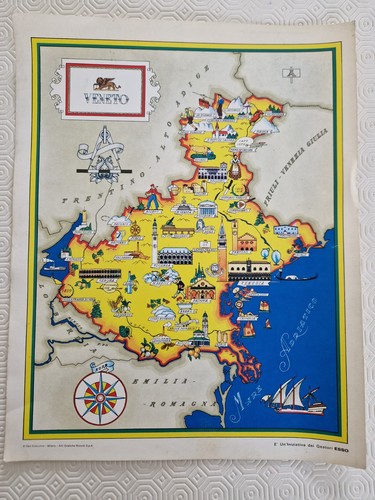 Vecchia cartina veneto - cartina,