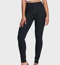 Freddy WR.UP donna WRUP moda vita alta lunghezza intera nero taglia M nuovo con etichetta