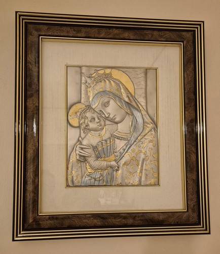 Elegante capezzale con madonna - capezzale,