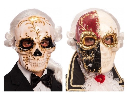 Teschio maschera zucchero - maschera,