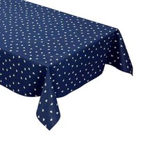 Tela Cerata Tovaglia Blu Cuori