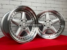 4x 17" 5X120 AC Schnitzer Style Silver Wheels piatto adatto per BMW E36 E46 E90