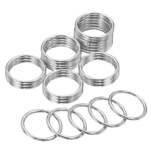 Metal ring rings 30mm - metal,