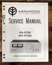 Kenwood KA-5700 KA-5750 Amplificatore Manuale di servizio *Originale*