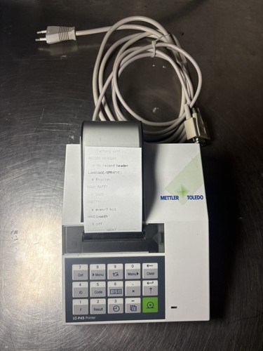 Mettler toledo p45 printer - toledo,