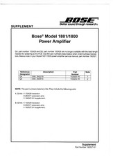 Schema elettrico Bose per