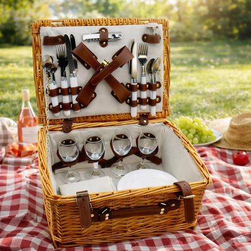 Cesto picnic vimini di - cesto,