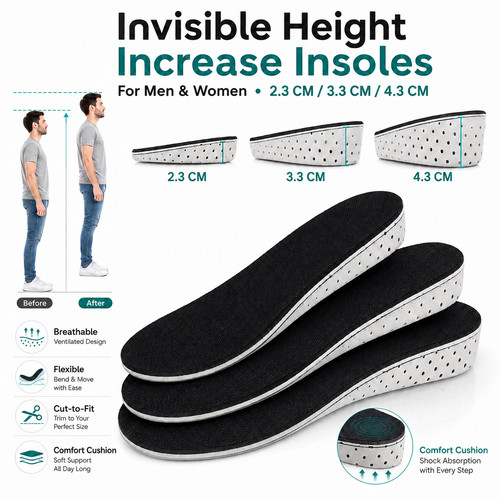 Solette invisibili per uomo - , e