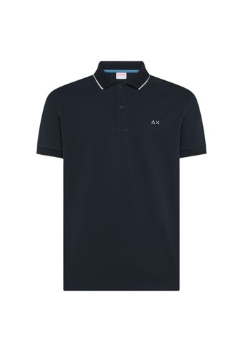 Polo uomo sun68 blue navy - blue,
