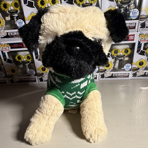 Peluche cane carlino russ - peluche,