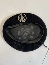 Basco militare Alfa Geri tg 58 Esercito Italiano con fregio n.13 vintage