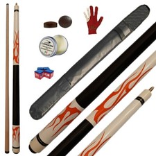 Stecca Pool JOLLY  VULCANO S23 2 pezzi lunghezza 145 cm cuoio 13 mm peso standar