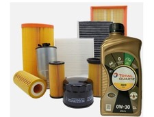 KIT TAGLIANDO 4 LT OLIO TOTAL INEO 0W30+4 FILTRI PEUGEOT 208 1.6 Blue Hdi