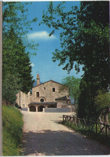 Cartolina anni assisi san - cartolina,