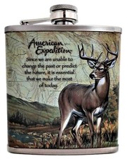 Fiaschetta Borraccia Tascabile per whisky Grappa Liquore Caffè da Caccia e Pesca