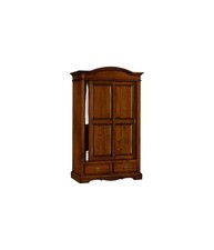 ARMADIO ARTE POVERA 2 ANTE SCORREVOLI LEGNO TINTA NOCE 122x60x200h (296).