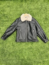 Giacca uomo Zara in pelle nera