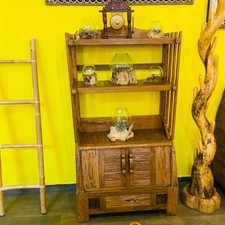 Credenza stile wabi sabi mobile libreria etnica