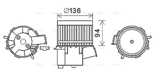 Motore ventilatore abitacolo