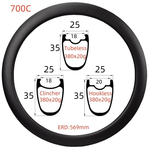 Cerchi stradali 700c carbonio - stradali,