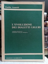 L'Evoluzione Dei Dialetti Liguri Libro Grammatica Storica Ventimigliese Azaretti